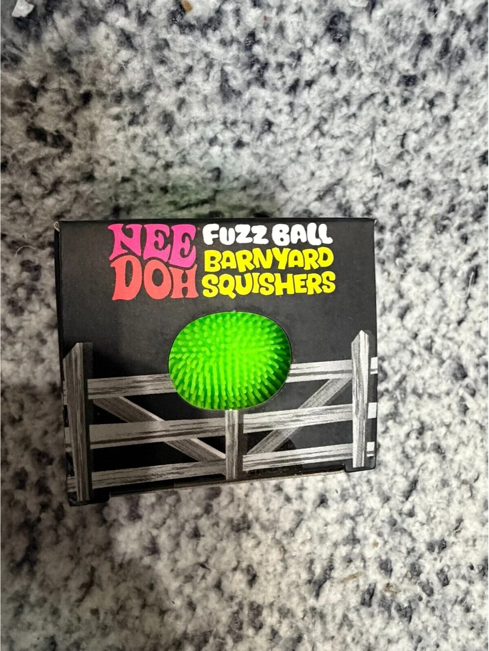 AUTHENTIC Schylling NeeDoh Fuzz Ball Barnyard Squishers 2026 -NEW Green Goat